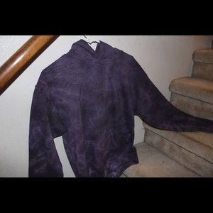 zumiez purple tye dye hoodie jacket coat